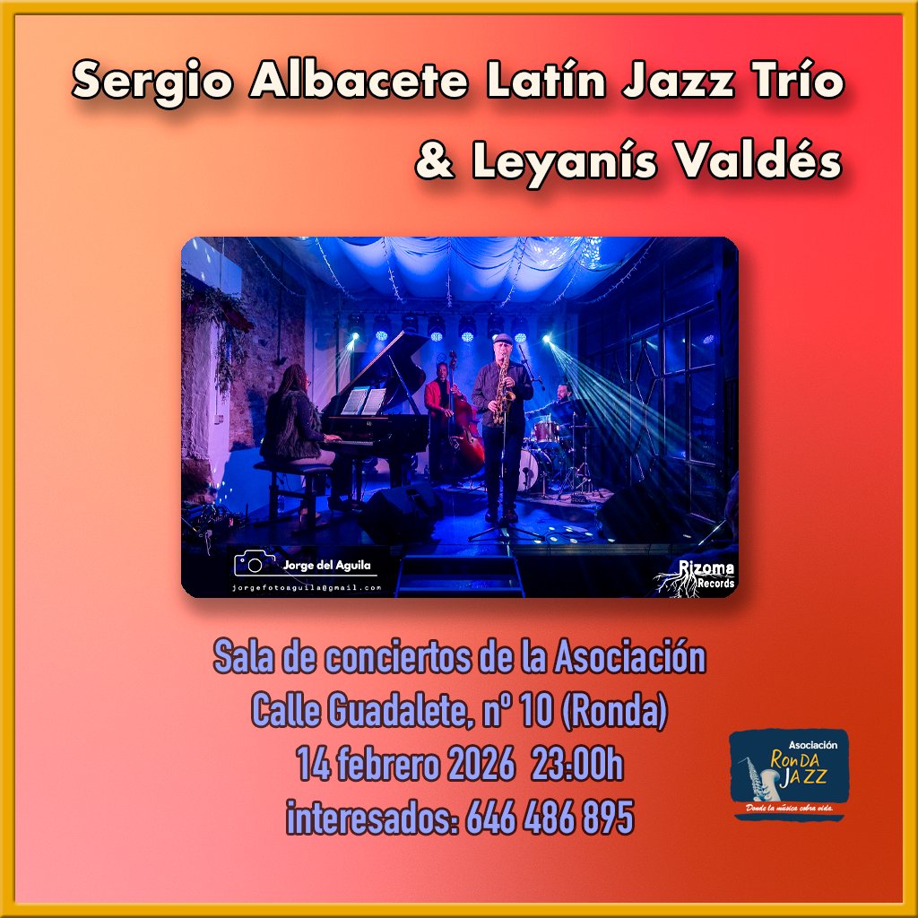 Rondajazz's tweet photo. Próximo concierto en la Sala de la Asociación
#JazzenRonda #concierto #jazz #rondajazz #ronda https://t.co/T1vCHiKlZj
