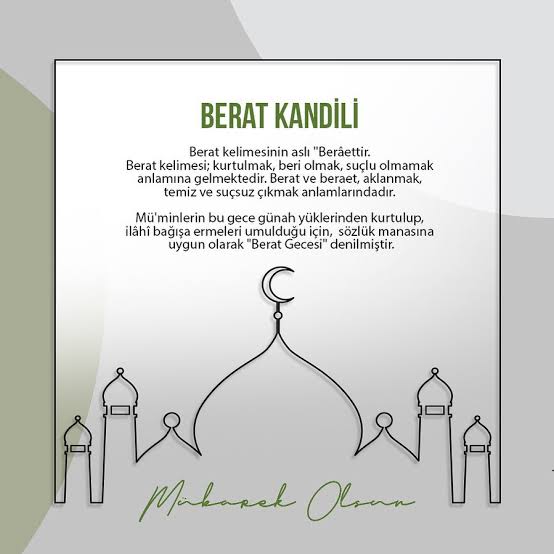 #BeratKandilimizmübarekolsun