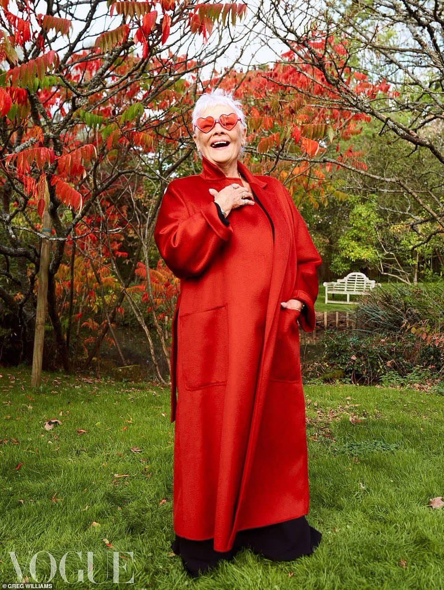 mrcarl_woodward's tweet photo. Some days you just need to channel Dame Judi Dench ❤️ https://t.co/dRVPrILQVV
