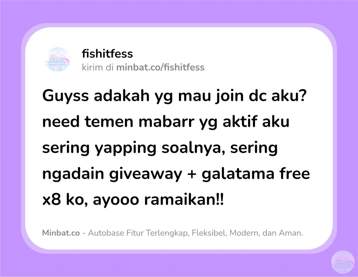 FISH IT FESS ‼️ WTT CANTUMIN UNAME tweet media