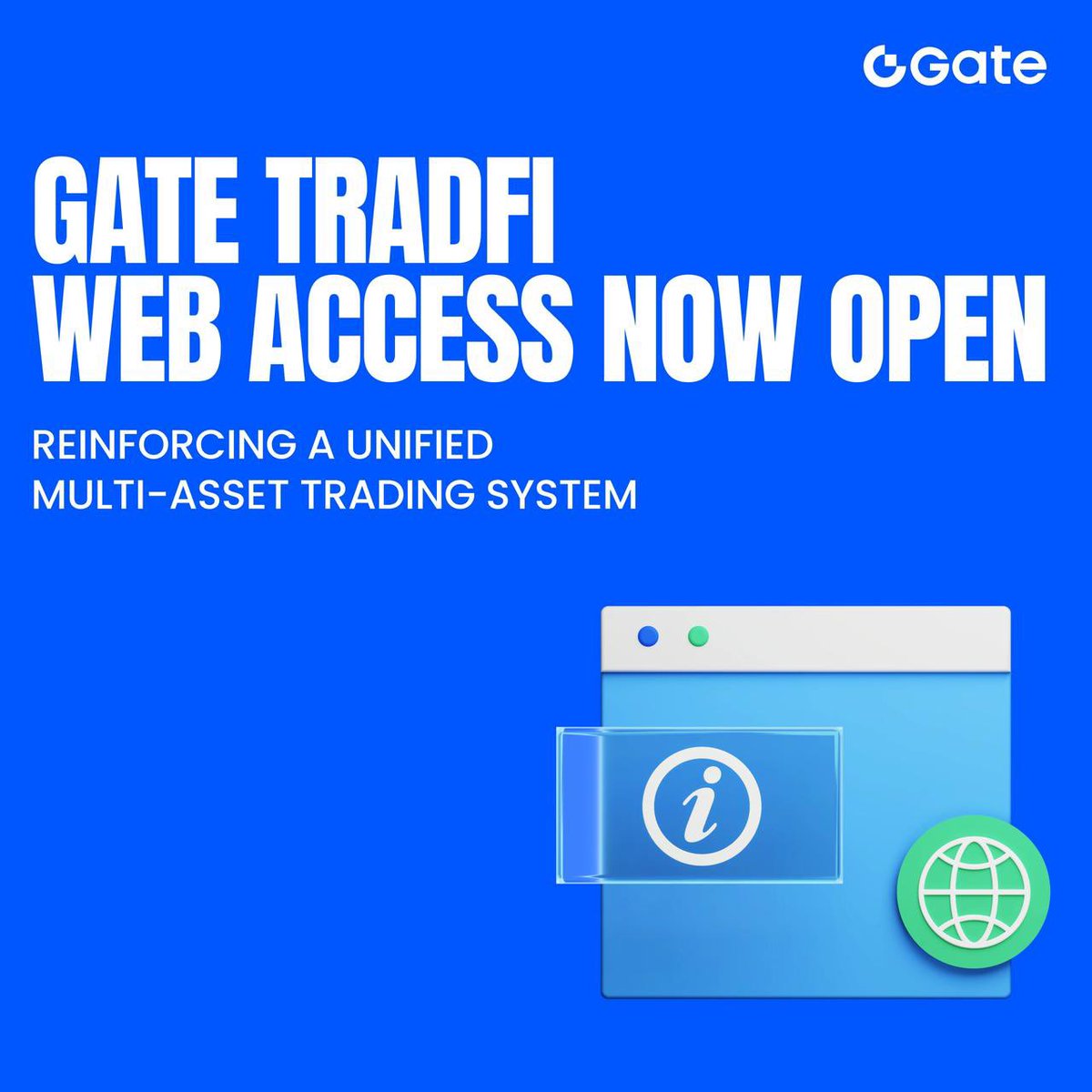 Shinyethdot's tweet image. To me, this is honestly one of the most important product moves @Gate has made in a long time:

Gate TradFi is now live on Web, and this is one of those updates that quietly changes what Gate looks like as a platform. Not because “TradFi is trending”, but because it pushes Gate…