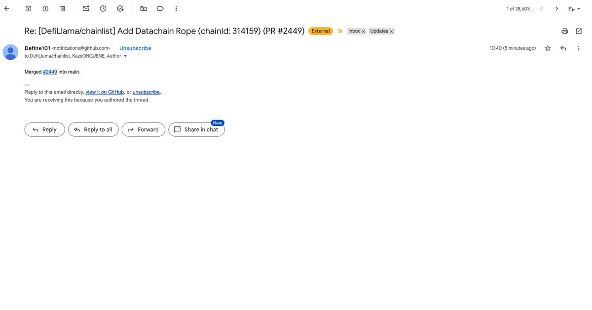 DATACHAIN FOUNDATION tweet media