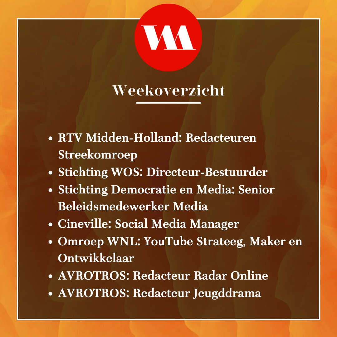 villamedia_vaca's tweet image. Vacatureoverzicht week 5. 💼Alle vacatures van de afgelopen week op één rijtje.   

Zit jouw droombaan er tussen? villamedia.nl/vacatures voor meer informatie. 
#vacature #vacatures #werk #media #marcom #journalistiek