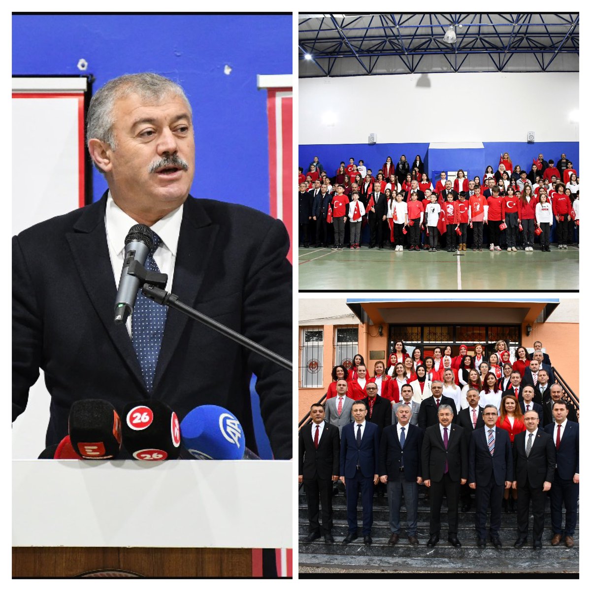 2025-2026 eğitim öğretim yılının ikinci döneminin ilk gününde, Eskişehir Ticaret Odası Ortaokulu’nda düzenlenen “İlk Dersimiz Bayrak Sevgisi” programında öğrencilerimizle bir araya geldik. Bayrağımızın anlamını ve millî değerlerimizi paylaştık. İkinci dönem eğitim camiamıza