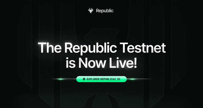 Update quan trọng kèo <a href="/republicfdn/">Republic</a> anh em nhớ faucet 1 ngày một lần nhé  

- Đủ 11 token sẽ được stake vào validator của dự án khá ngon  

Ai chưa làm thì làm ngay cho đủ token   + points.republicai.io/?ref=B6A2F9