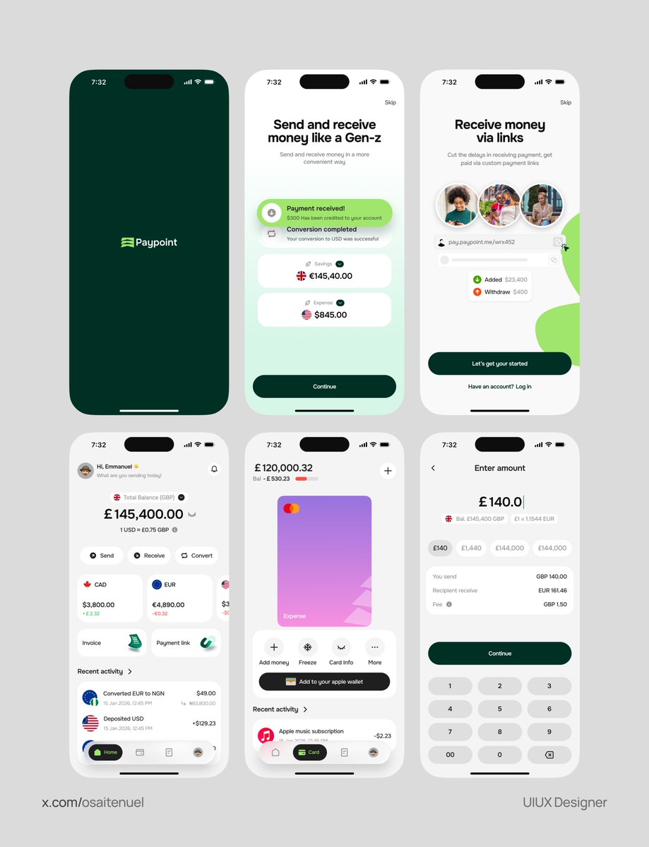 OsaiteNuel's tweet image. Designing fintech solution that solves actual problems.

Good morning.