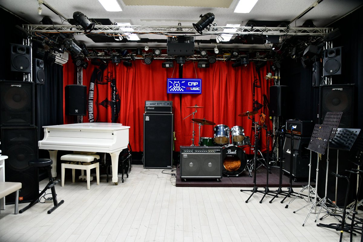 CAPmusic カプミュージック 群馬県伊勢崎市のレンタルスタジオ、ライブハウス　24時間利用可！ tweet media