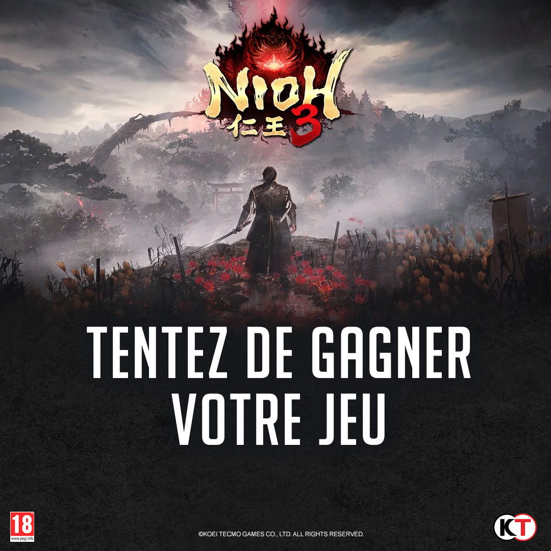 Nioh 3 sort ce vendredi dans une belle édition Steelbook (à retrouver sur micromania.fr et dans tous nos magasins)

Et pour l'occasion, on vous propose de gagner une version dématérialisée du jeu 🔥 Pour participer ⤵️

⚔️ Like⁣⁣⁣, RT &amp; Follow <a href="/Micromania_Fr/">Micromania-Zing</a>
⚔️