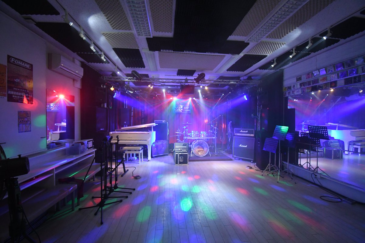 CAPmusic カプミュージック 群馬県伊勢崎市のレンタルスタジオ、ライブハウス　24時間利用可！ tweet media