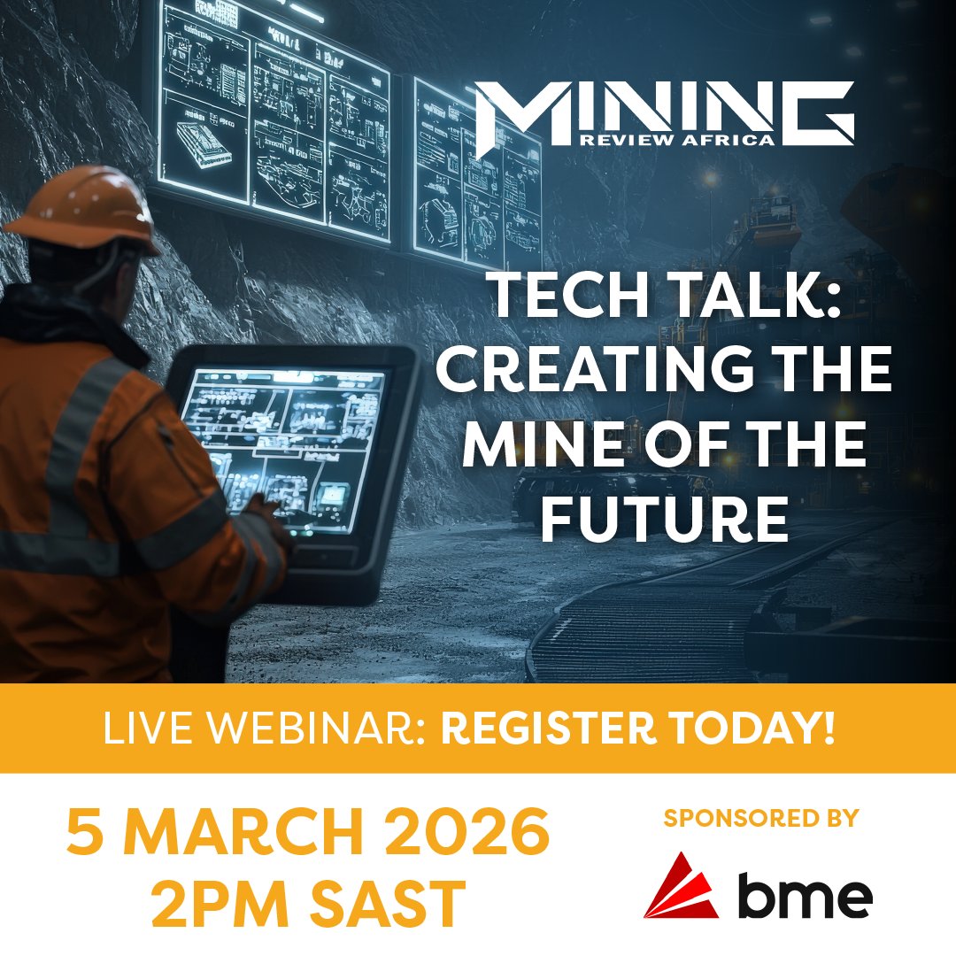 MiningReview's tweet image. The future of mining is here!

Join @MiningReview for our next Tech Talk: Creating the Mine of the Future, sponsored by BME. 

5 March 2026 | 2 PM SAST 🔗 Register: eu1.hubs.ly/H0rpdcq0

#Mining #Innovation #TechTalk #FutureOfMining #BME