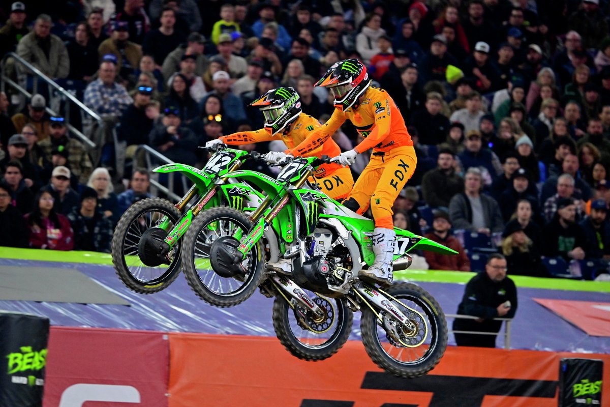 □AMAスーパークロス 第4戦ヒューストン 450ccクラスではMonster