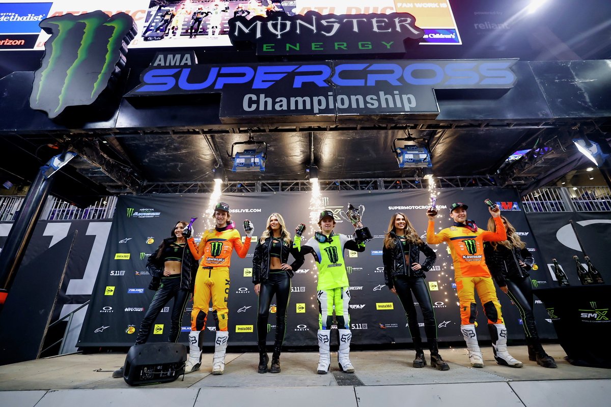 □AMAスーパークロス 第4戦ヒューストン 450ccクラスではMonster