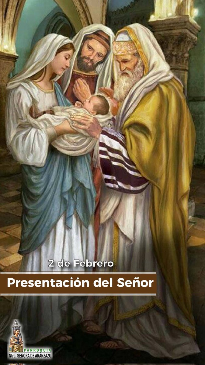 Aranzazuinforma's tweet photo. Hoy recordamos la presentación del Señor en el templo https://t.co/xns1zb1Lbb