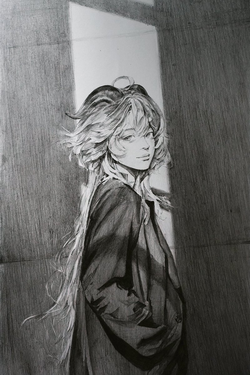 4B pencil Ganyu
