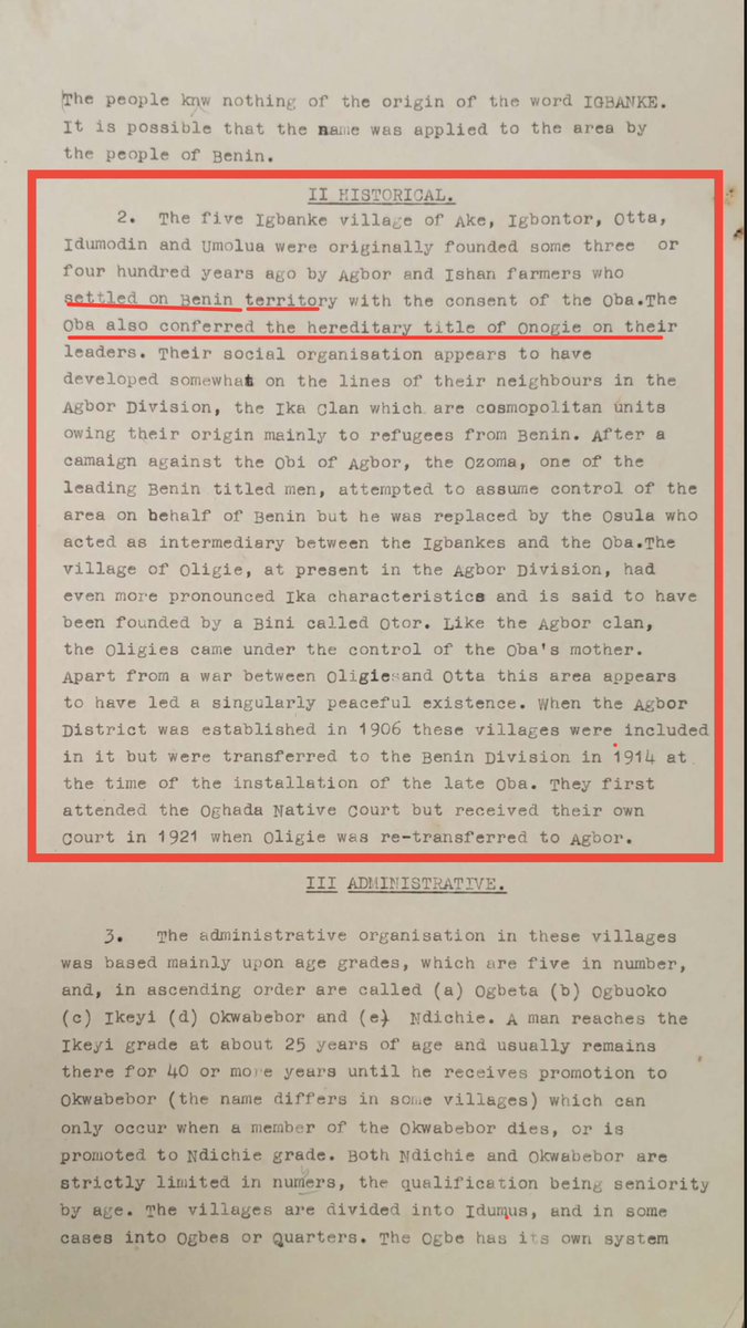 Igbo Akiri is a fictitious name coined recently by Nnamdi Kanu.. Intelligence report from 1937 shows Igbanke has always been called Igbanke.. and Samuel Ogbemudia is a Benin man. 

You have nothing in Edo land, not a single grass
