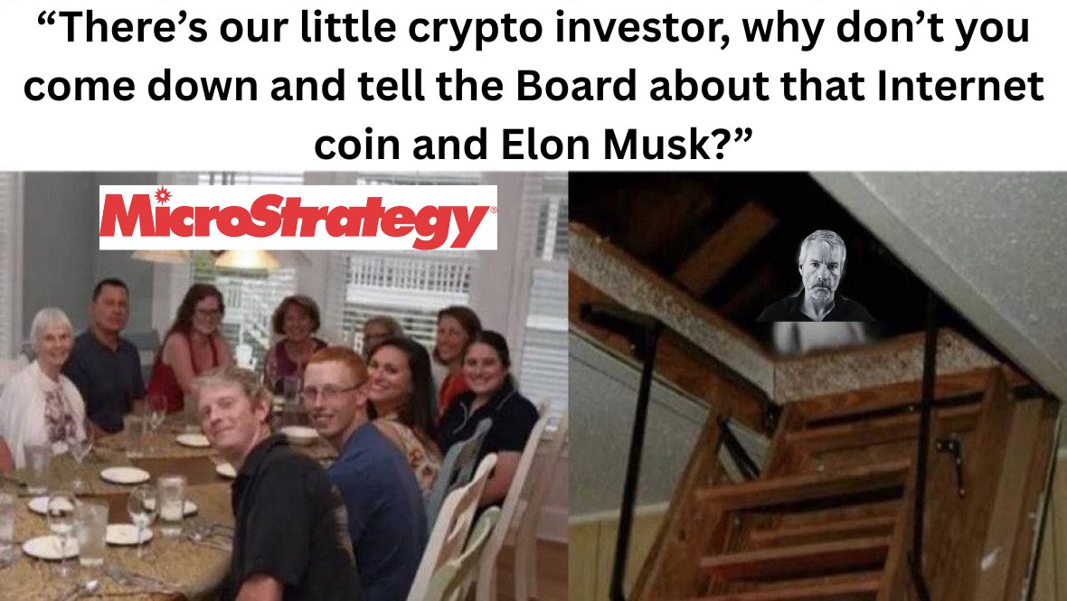 juhosworld's tweet photo. @MicroStrategy board this week

#meme #humour #investing https://t.co/NTXZywR0ss