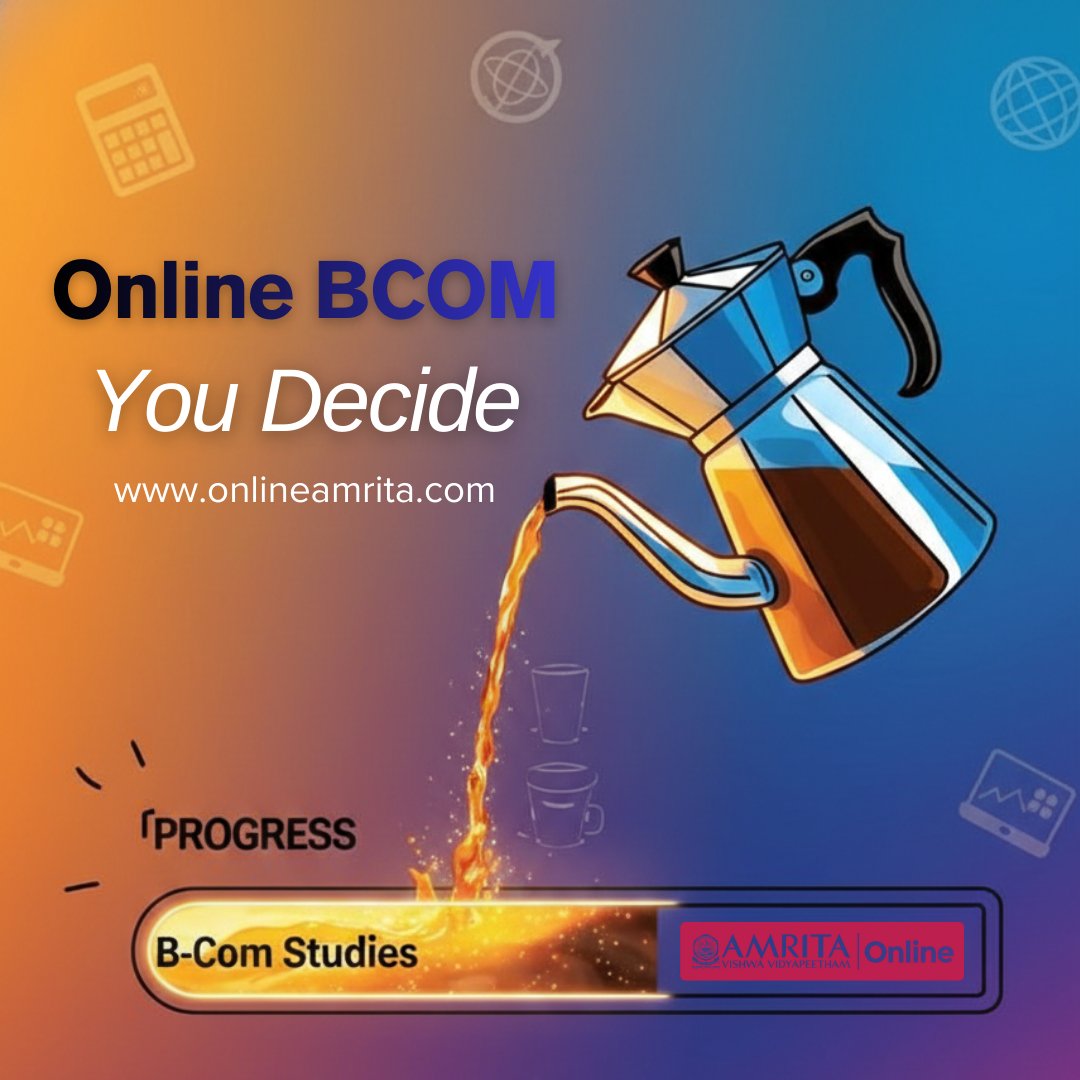 GoAmritaOnline's tweet image. Call to Action: Watch your progress bar hit 100%. 
Apply today!🔗 onlineamrita.com

#OnlineBCom #AmritaOnline
#StudyGoals #StockMarketCrash