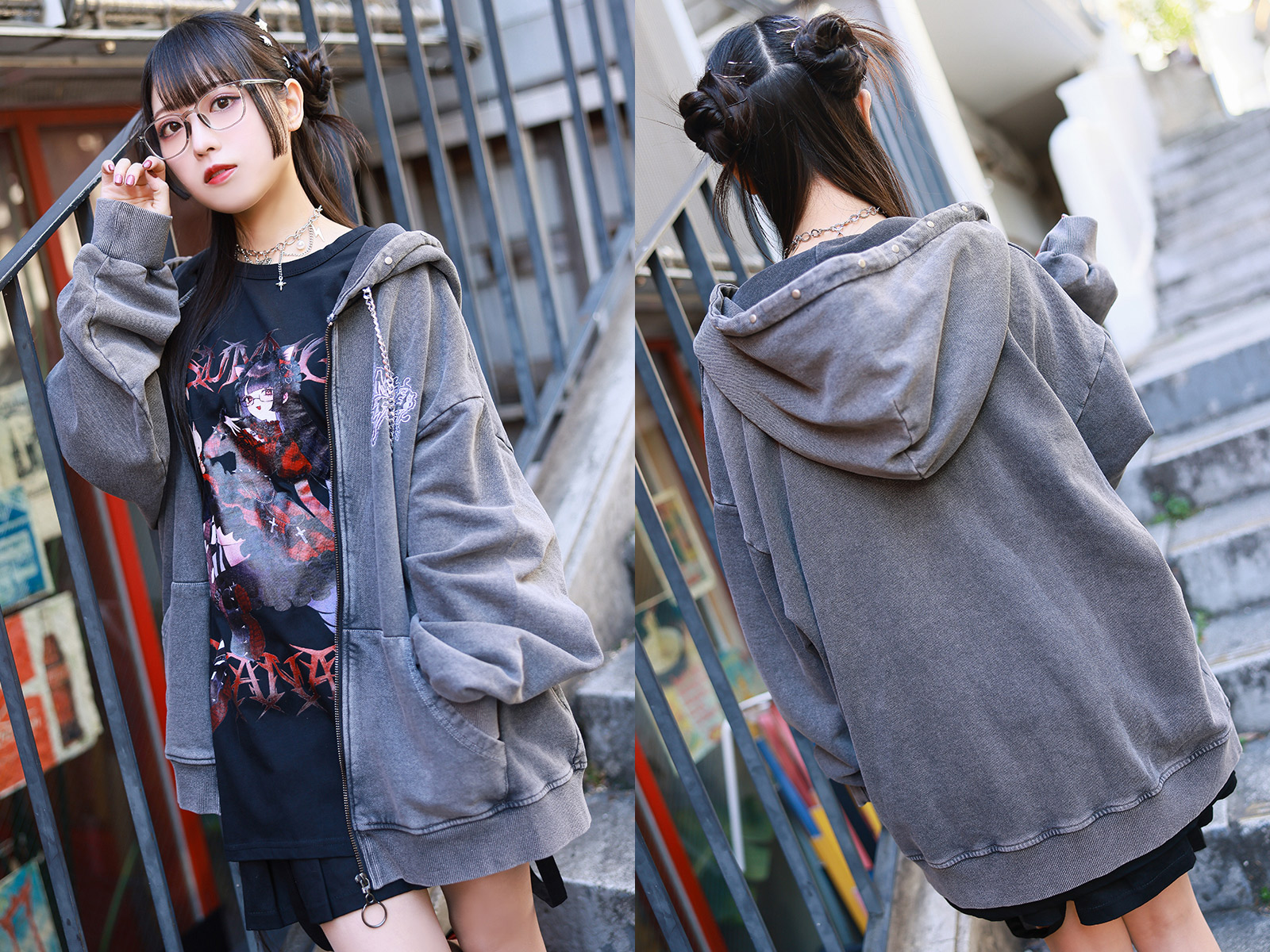 七瀬つむぎ PSYCHO NATION ゲキクロコラボ パーカーグレー Lサイズ GEKIROCK CLOTHING🎁毎週RPプレゼント企画実施🎁 on X: 