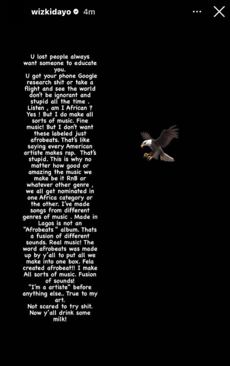Guccistarboi's tweet image. Wizkid, a man who knows his worth 🐐