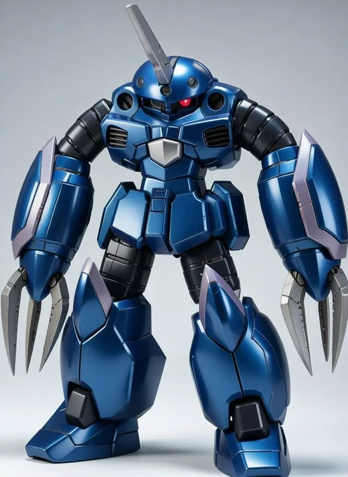 2年前に描いた アスランズゴックの 青色版です 何か EXAMシステムみたいに なってます #ガンダムSEEDFREEDOM #ズゴック #生成AI