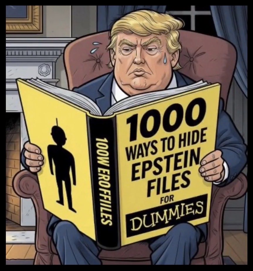 Dummies? He seems well qualified, but
let's hope it's printed with a 'large' font 
and 'short' words of no more than 'one'
syllable? That should do it, right? 🤔

👇#DumbestPresidentEVER, YES or no?