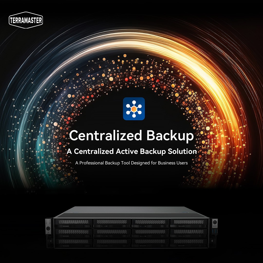 TerraMasters's tweet photo. Meet the TerraMaster Centralized Backup. Transform your NAS into a command center that actively protects employee computers, servers, and virtual machines—all in one unified workflow.
Discover the centralized approach:
https://t.co/BdaJW3g7u8
#TerraMaster #DataProtection #SMBTech https://t.co/4REaBmHEiv