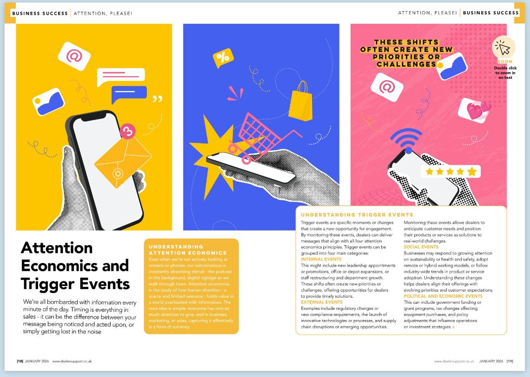 New Dealer Support issue out now. This month: physical security, trigger events and attention economics take centre stage as 2026 gets underway. Read it here: flipsnack.com/B9DFBBC9E8C/de…