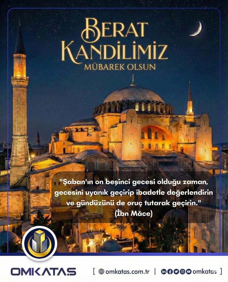 Berat kandiliniz mübarek olsun ..

#BeratKandili #KandilinizMübarekOlsun 
#omkatas #oluklumukavva #ambalaj #kutu #koli #corrugated #cardboard #istanbul #duzce