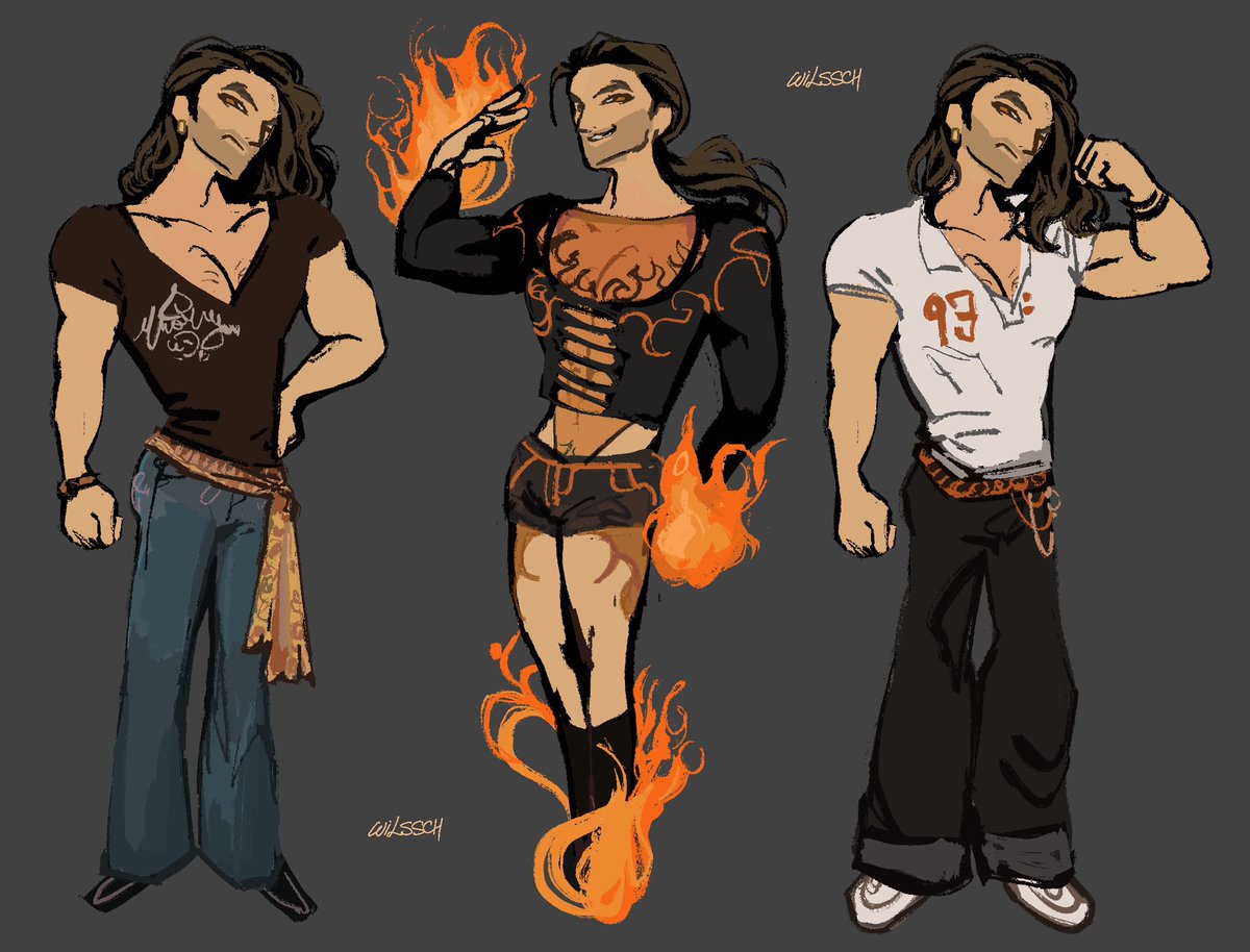 flambae outfits #dispatch