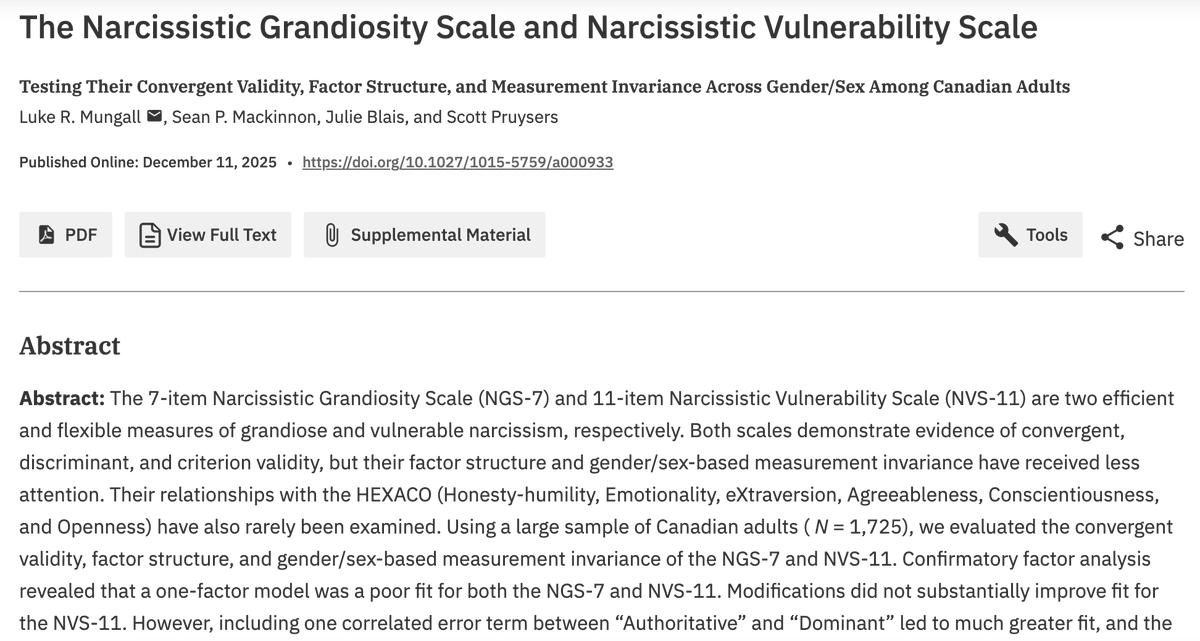 European Journal of Psychological Assessment tweet media