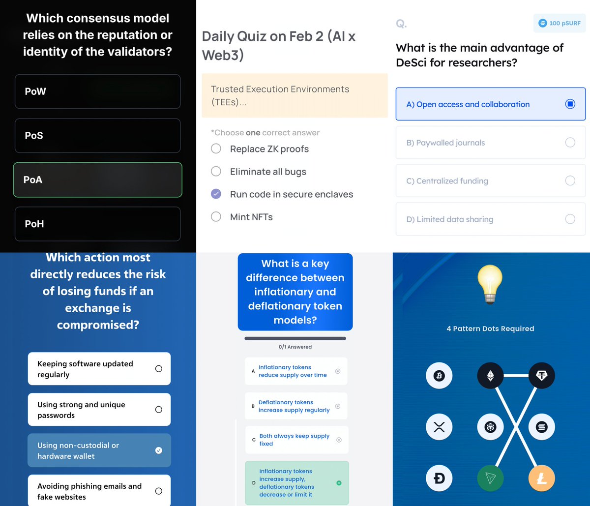 CryptoBetula's tweet photo. ๐ก Fresh Web3 Quiz results!
๐๏ธ Monday, 02.02.2026.
๐ซ Knovus: C
๐งณ Xenea: C
๐๏ธ Marina Protocol: A
๐งฒ Spur Protocol: C
๐ธ๏ธ Syntax Verse Quiz: D
๐ Syntax Vault Pattern: 8-3-2-9
#MarinaProtocol #SpurPro #Knovus #SyntaxVerse #XeneaWallet #CryptoInsights #EarnWhileYouLearn #Web3 https://t.co/V0eTszpX93