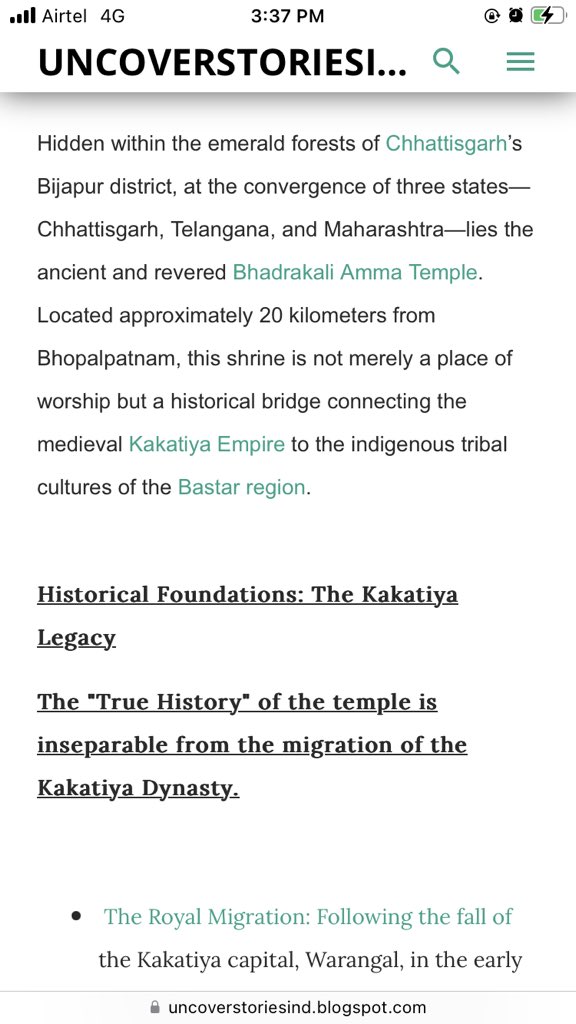 itstarunkumar1's tweet photo. uncoverstoriesind: The Guardian of the Three Borders: https://t.co/nU0HZ0AY7f
"The bells chime, the colors bloom, and faith takes flight 🔔. From the scenic hilltop to the sacred temple circle, dive into the timeless traditions of Bonalu. Read the full story now! 🏺"@kcbbastar https://t.co/xKP2uhYlMb