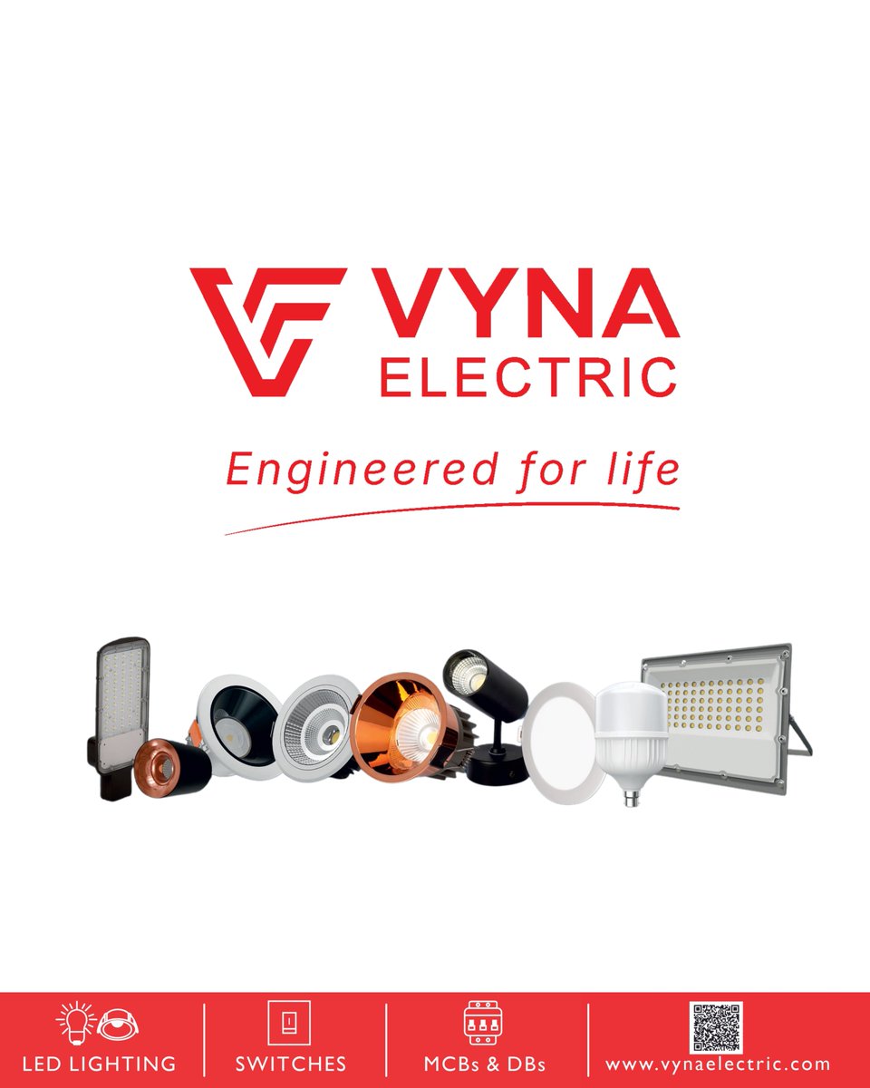 vynaelectric's tweet image. ApexGlo Emergency LED Light keeps homes glowing when it matters most!
🔋 Rechargeable Li-ion battery
⚡ Over-charging protection
💡 Reliable backup lighting you can trust
From study nights to family moments, stay switched, no matter what. #VynaElectric #EmergencyLEDLight