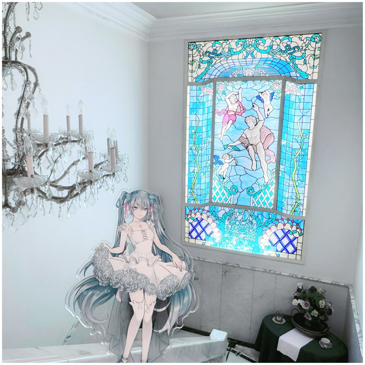 山奥で優雅なお茶会♩♡ #初音ミク