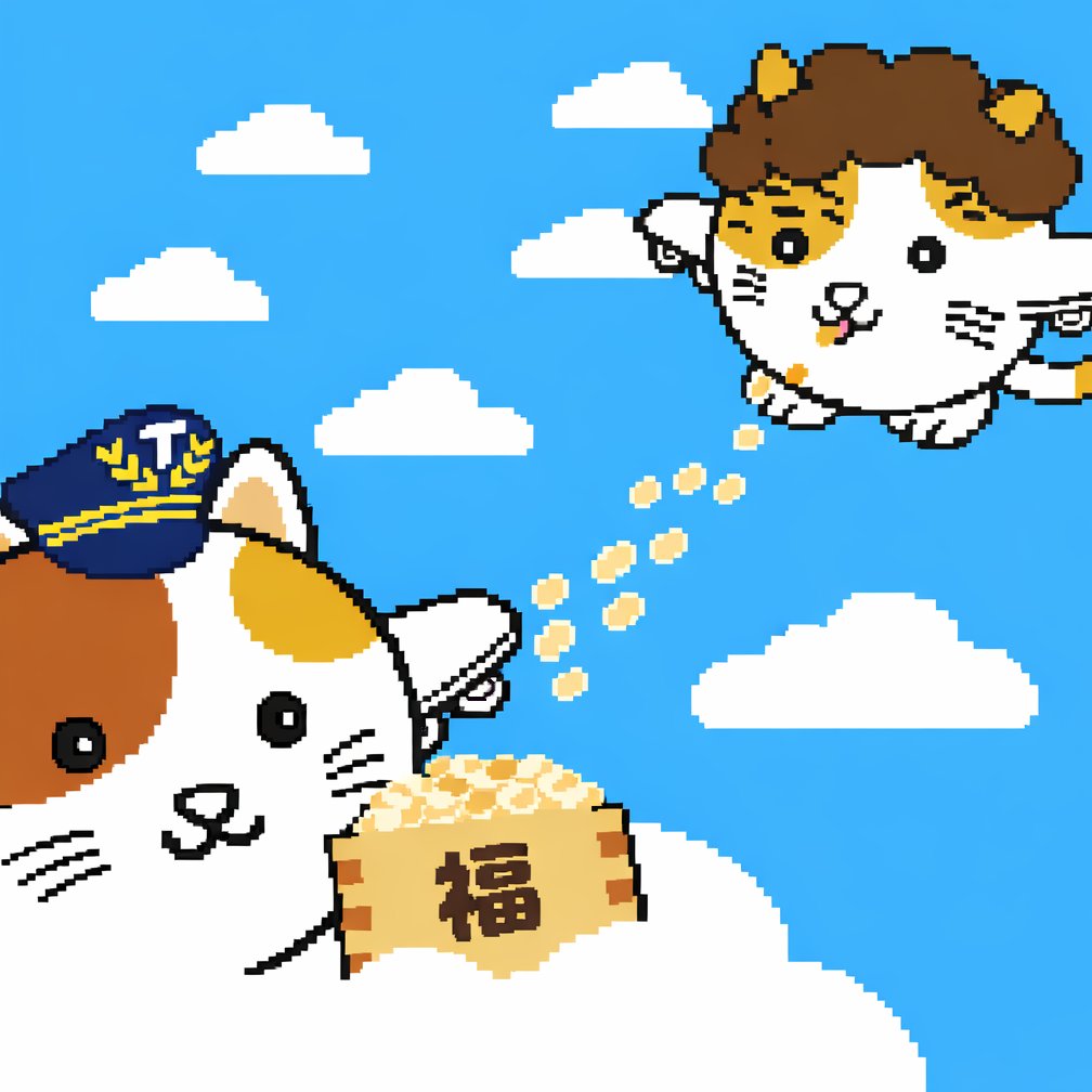 節分 #またたびくん