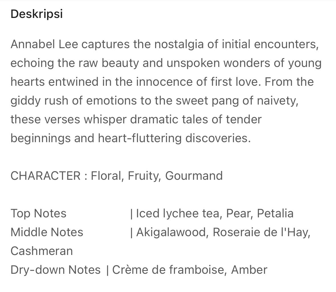 ❣️repost kalau kamu mau cloud mist SAFF N CO - ANNABEL LEE

(untuk 1 orang pemenang)