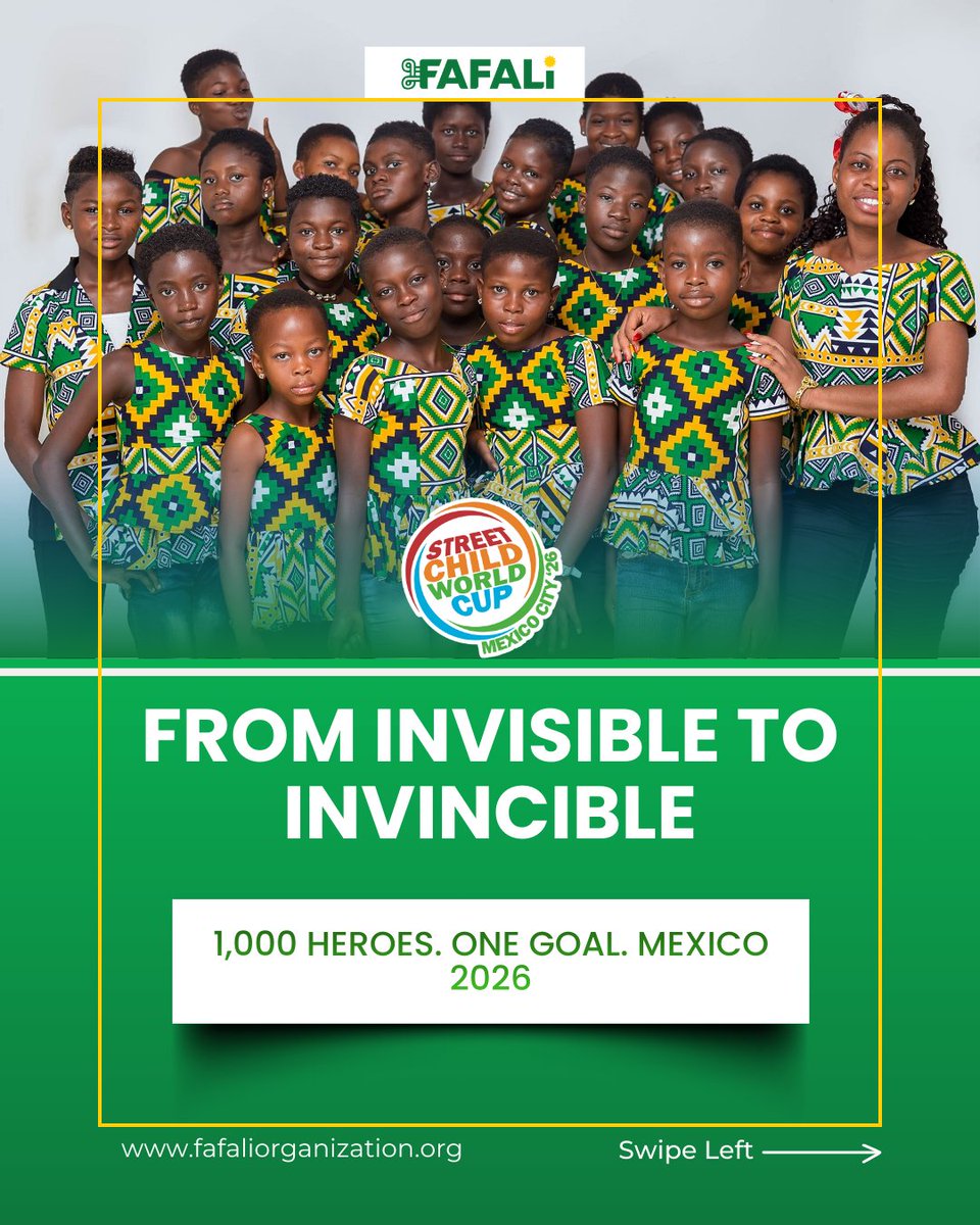 Fafaliorg's tweet photo. Our girls are heading to Mexico 🇲🇽 — and we need your support to make it happen!
Partner, volunteer, or donate today.
📲 MTN MoMo: 0599137301 (Fafali Org)
📞 WhatsApp/Call: +233 55 149 6931
#RoadToMexico #SupportOurGirls #GirlsInSports #DonateForImpact #MondayMotivation https://t.co/T3Hf4G8AHS