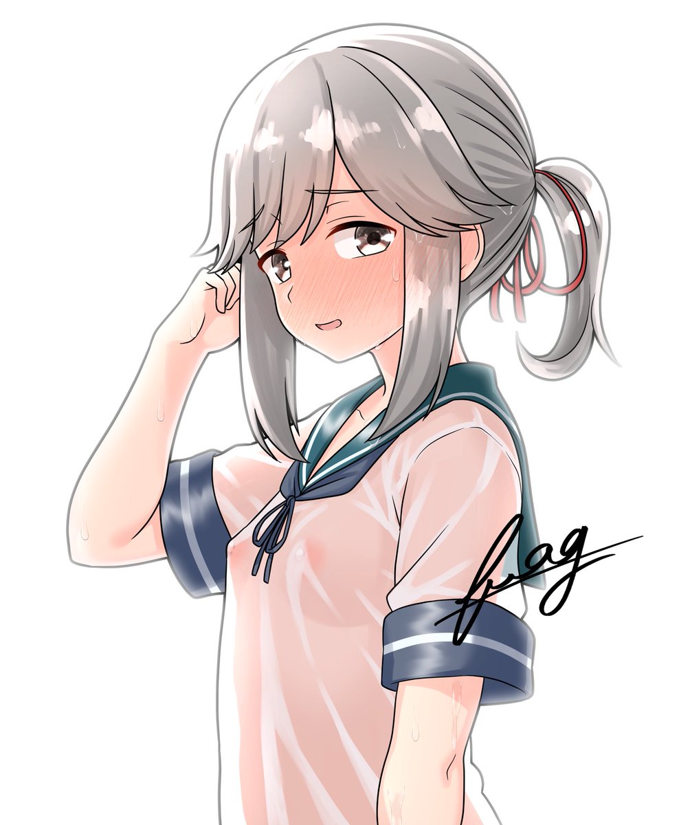 濡れ透け薄雲ちゃん(再)
#艦これ 
