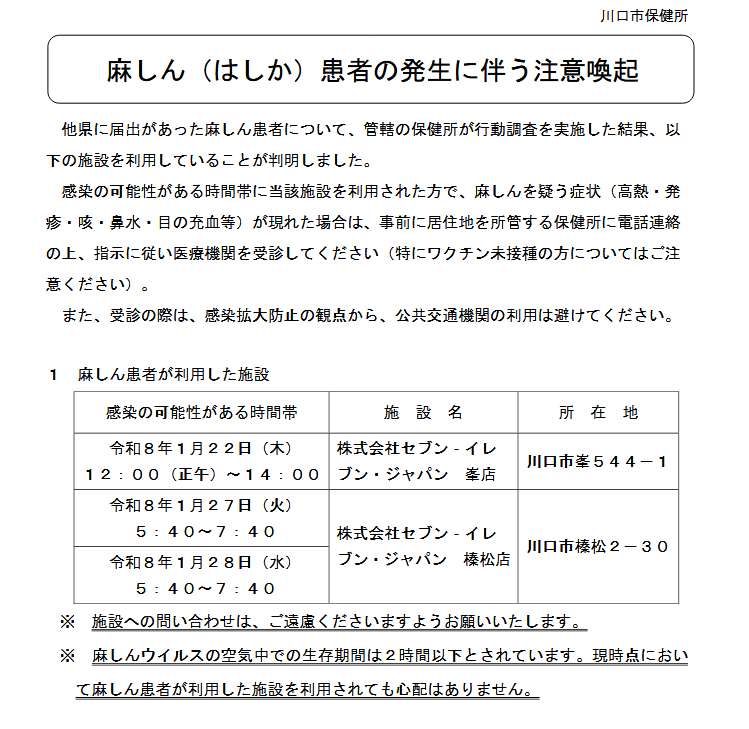 konmei30's tweet image. 川口市のコンビニについて
店名出ていたので置いときます
city.kawaguchi.lg.jp/material/files…