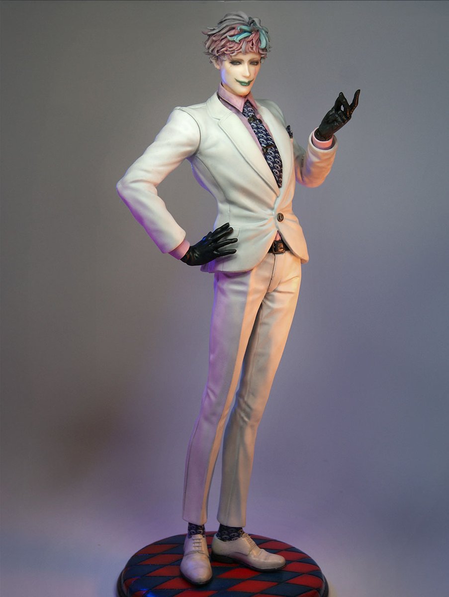 にじさんじ「ジョー・力一」 26cm台座付き未塗装ガレージキット 価格