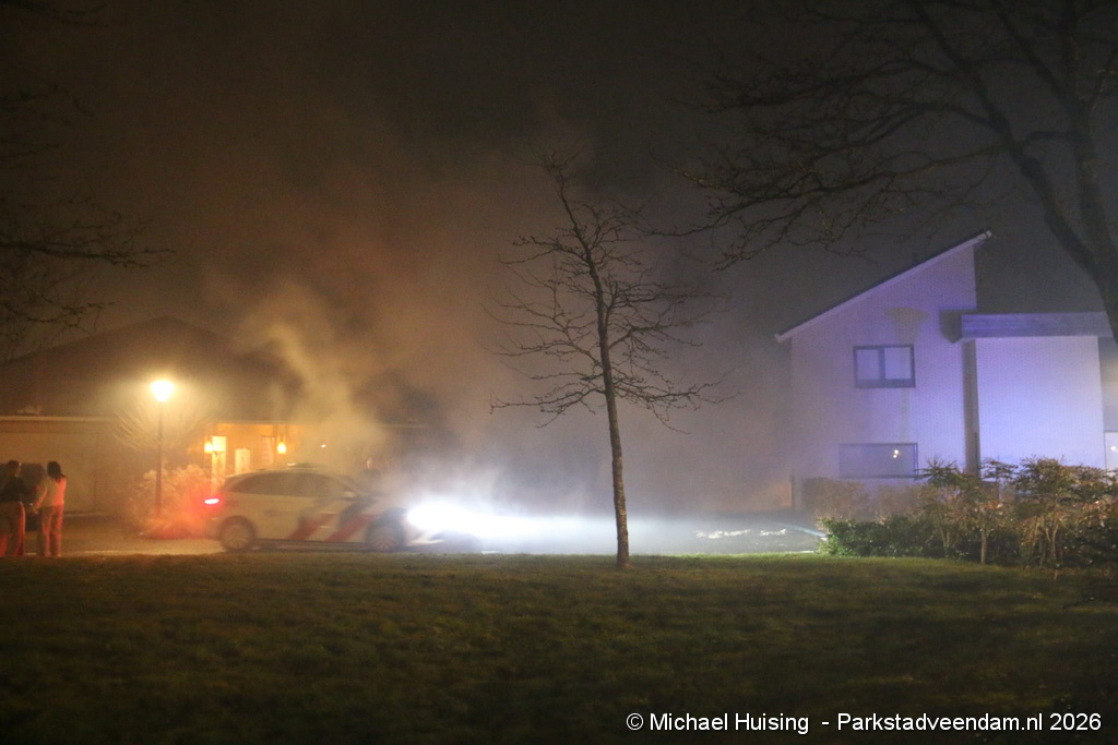 Buitenbrand aan de Nijlgans in Wildervank