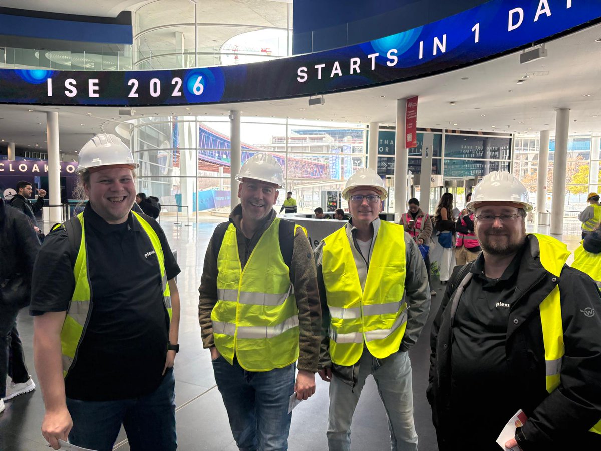 Plexus_AV's tweet photo. The build-up is going strong, and the #PlexusAV booth is coming to life.

We’re excited, ready, and can’t wait to welcome visitors to #ISE2026  from tomorrow.

Hall 5, Booth # 5J700 to explore what’s new in AV-over-IP.

#ISE2026 #AVoverIP #ISEBuildUp #IPMX #AVIT #ProAV #AVTweeps https://t.co/xP8PHHPkZr