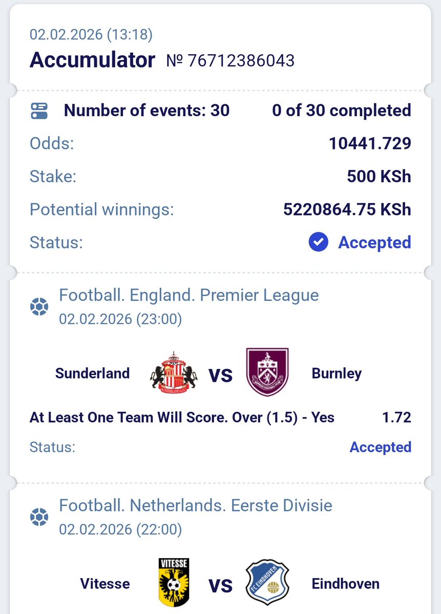 Tasha_ke746's tweet image. Juicy market🍹
Atleast one team will score only two quick goals 🔥🥳
Longshot starts today and ends on Sunday! #10k Odds! I'm dropping in a few. Join my telegram channel👉
t.me/thescoretips
