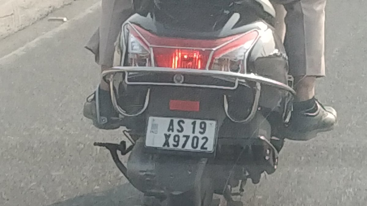 47Mriganka's tweet photo. @assampolice @KokrajharPolice Two Police Women Were Riding Their Scooty While One Of Them Didn't Wear Helmet On The Main Korkajhar Highway https://t.co/RhsFH0DHm7