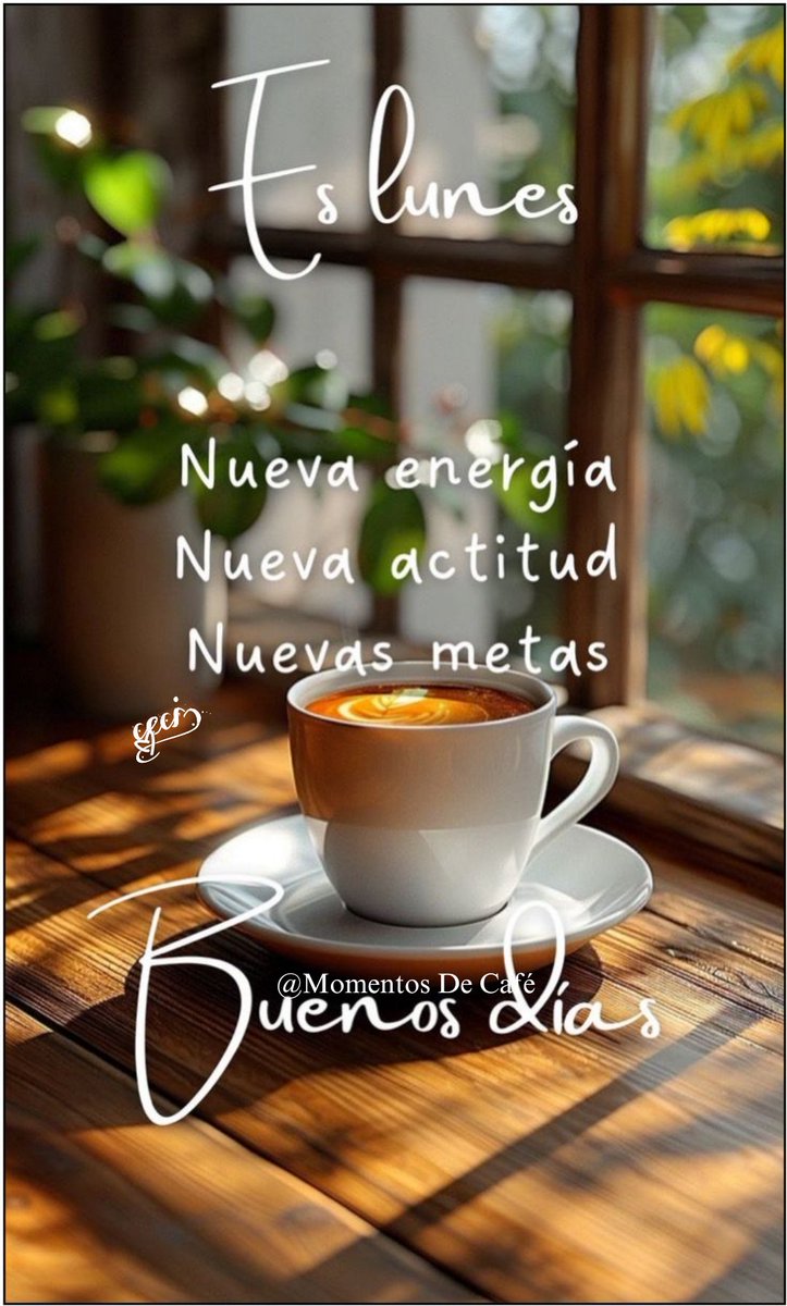 CeciRdp's tweet photo. #MomentosDeCafé.
#BuenosDíasMundo.#SúmateAlOptimismo. #FelizLunes. Pierde el miedo a los cambios... Ten más miedo a no cambiar y que todo siga igual. Guiño a la  guapura del espejo 😉 Café ☕ y sonrisas ☺️ Les quiero un mundo bonicos. https://t.co/9lzAiwFPbD