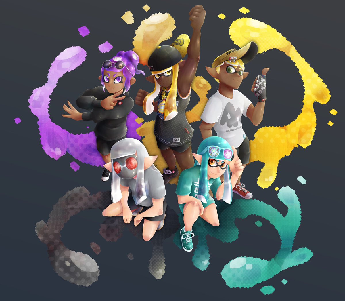 16Speed90's tweet photo. Artprize pour GrisGris ! 🔥
Félicitations à nouveau pour la victoire en division 1 sur cette 5ème saison de la ligue @eSportBrosTV !
.
#SplatArt https://t.co/4rhtykSi4p