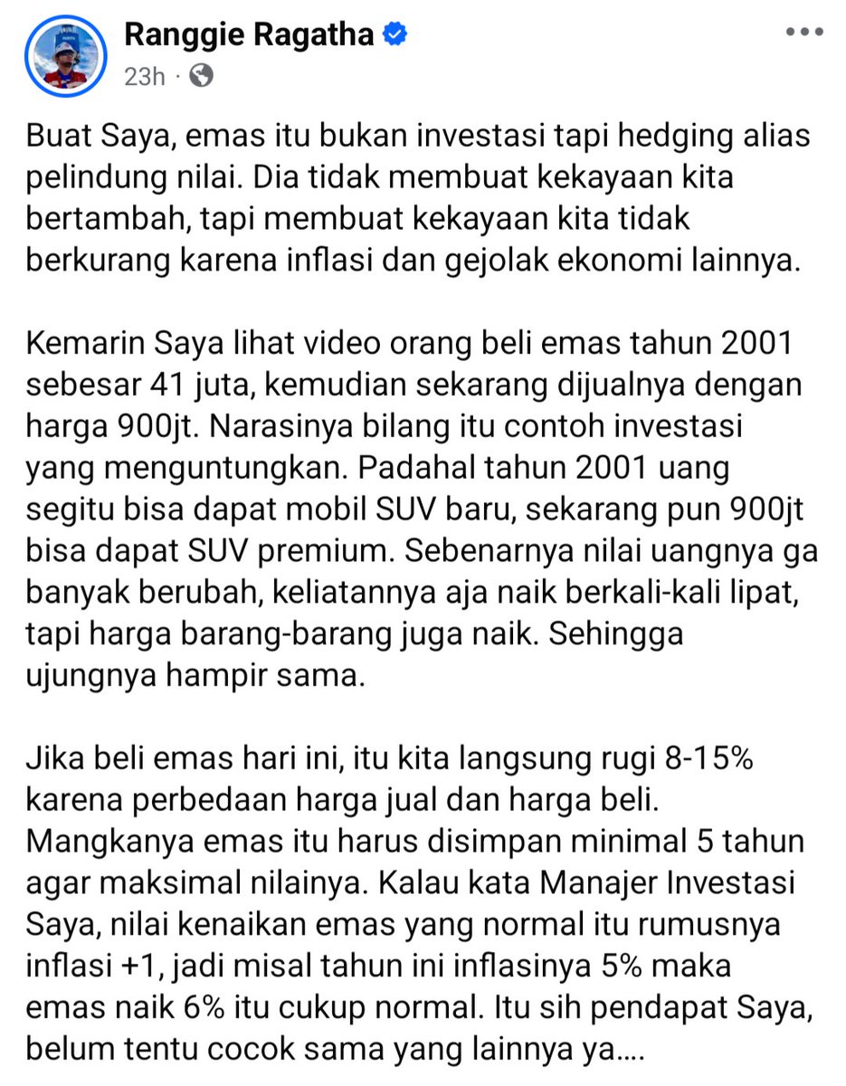 Ultractinium's tweet image. Lindung nilai (hedging).