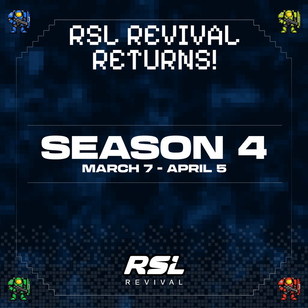 WE'RE BACK Y'ALL!

RSL Revival returns this spring, Season 4 kicks off on the 7th of March! 💪💪💪💪
