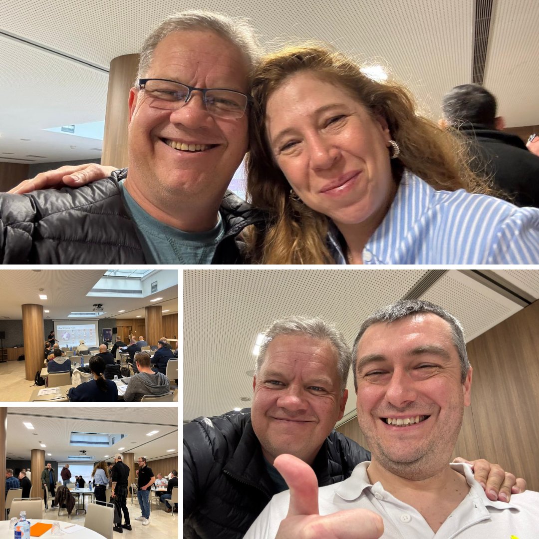 Viljoen Lambrecht enjoying <a href="/KramerElec/">kramer</a> audio-visual's 2nd day of training with Aviva Rykower (VP Sales EMEA) and Paul Robertson (Senior Product Manager for Installer Solutions at Kramer UK).
 
#ISE2026 #Kramer #Training #ProAV #ElectrosonicSA