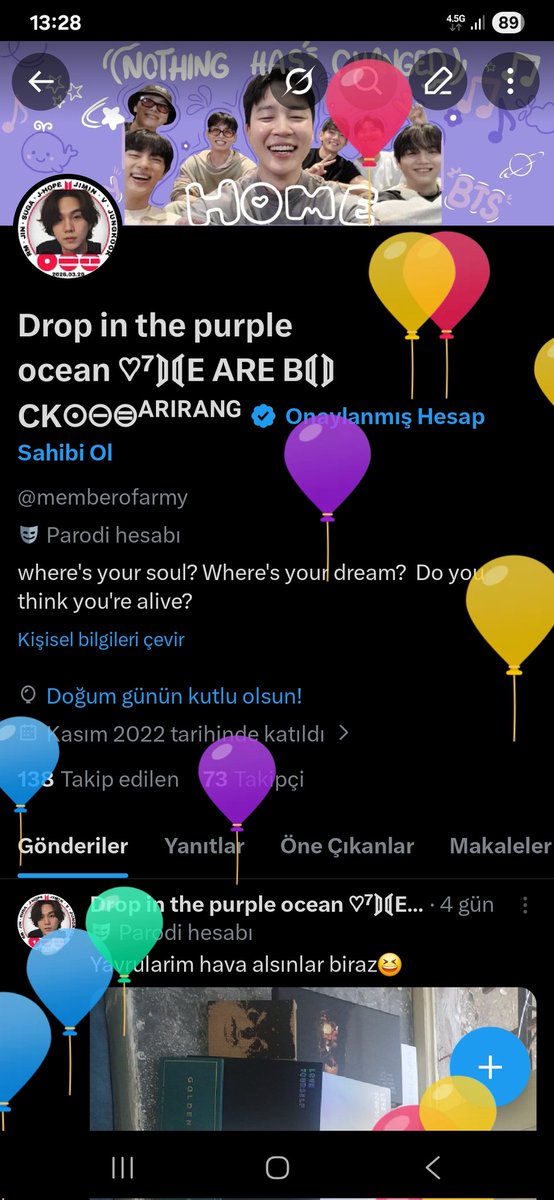 Balonları patlatabilirsiniz😂